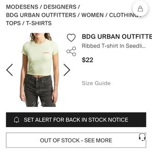 BDG URBAN OUTFITTERS NWT Green
Ribbed T-Shirt M
